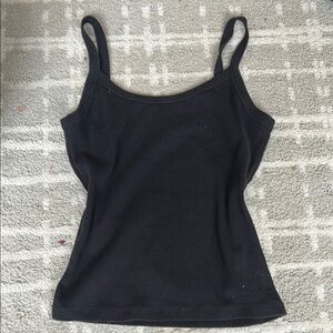 Aritzia black homestretch scoop neck